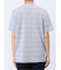 タックボーダー ダブルVネック半袖Ｔシャツ