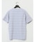 タックボーダー ダブルVネック半袖Ｔシャツ