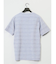 タックボーダー ダブルVネック半袖Ｔシャツ