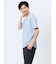 タックボーダー ダブルVネック半袖Ｔシャツ