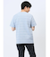 タックボーダー ダブルVネック半袖Ｔシャツ