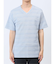 タックボーダー ダブルVネック半袖Ｔシャツ