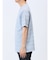タックボーダー ダブルVネック半袖Ｔシャツ