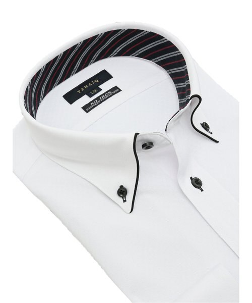 ノーアイロンストレッチ スタンダードフィット ボタンダウン長袖