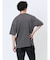 ケーブルジャガード クルーネック半袖Tシャツ