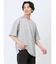 ドビーメッシュ切替 クルーネック半袖Tシャツ
