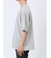 ドビーメッシュ切替 クルーネック半袖Tシャツ