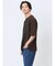 ドビーメッシュ切替 クルーネック半袖Tシャツ