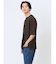 ドビーメッシュ切替 クルーネック半袖Tシャツ