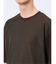ドビーメッシュ切替 クルーネック半袖Tシャツ