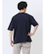 ドビーメッシュ切替 クルーネック半袖Tシャツ