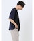 ドビーメッシュ切替 クルーネック半袖Tシャツ