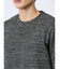 ストレッチジャガード クルーネック長袖Tシャツ