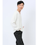 ふくれストライプ Vネック長袖Tシャツ