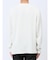 ふくれストライプ Vネック長袖Tシャツ