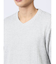 ふくれストライプ Vネック長袖Tシャツ