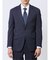 ストレッチウォッシャブル レギュラーフィット 2ボタン2ピーススーツ 千鳥紺