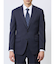 ストレッチウォッシャブル レギュラーフィット 2ボタン2ピーススーツ 千鳥紺