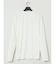 ケーブルジャガード クルーネック長袖Tシャツ