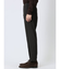 Woolen Tec On スリムフィット ノータックパンツ 組織茶(セットアップ可能)