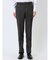 Woolen Tec On スリムフィット ノータックスラックス 千鳥グレー