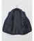Woolen Tec On スリムフィット 2ボタン3ピーススーツ ヘリンボン青