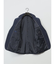 Woolen Tec On スリムフィット 2ボタン3ピーススーツ ヘリンボン青