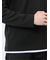 ヘリンボンジャガード フェイククルーネック長袖Tシャツ