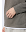マイクロヘリンボンジャガード クルーネック長袖Tシャツ