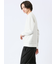 バイアスジャガード クルーネック長袖Tシャツ