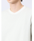 バイアスジャガード クルーネック長袖Tシャツ