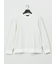 バイアスジャガード クルーネック長袖Tシャツ