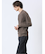 ブリスター編み モックネックニット