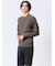ブリスター編み モックネックニット