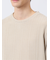 ジャガードモール クルーネック長袖Tシャツ