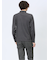ストレッチ起毛 モックネック 長袖Tシャツ