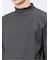 ストレッチ起毛 モックネック 長袖Tシャツ