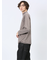 ストレッチ起毛 モックネック 長袖Tシャツ