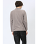 ストレッチ起毛 モックネック 長袖Tシャツ
