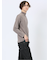 ストレッチ起毛 モックネック 長袖Tシャツ