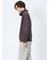 裏フリース ボンディング クロスネック長袖プルオーバー