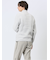 畦編み ハーフジップ ニット