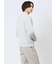 畦編み ハーフジップ ニット