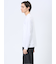 【DRESS T-SHIRT】綿ストレッチ スロープネック長袖Tシャツ