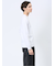 【DRESS T-SHIRT】綿ストレッチ スロープネック長袖Tシャツ