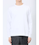 【DRESS T-SHIRT】綿ストレッチ スロープネック長袖Tシャツ