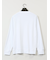 【DRESS T-SHIRT】綿ストレッチ スロープネック長袖Tシャツ