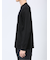 【DRESS T-SHIRT】綿ストレッチ スロープネック長袖Tシャツ