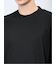【DRESS T-SHIRT】綿ストレッチ スロープネック長袖Tシャツ