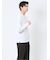【DRESS T-SHIRT】綿ストレッチ モックネック長袖Tシャツ